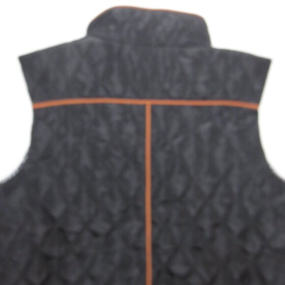 GAMEDAY womens VEST puffer BLACK gold OKLAHOMA CITY THUNDER SIZE XL - Picture 9 of 10